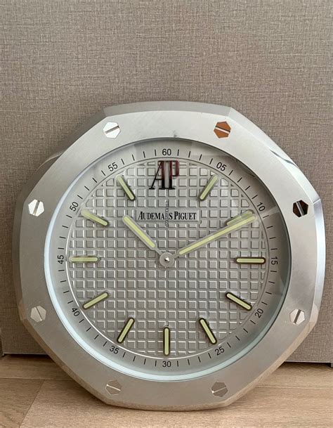 audemars piguet royal oak wall clock|royal oak clock 42cm.